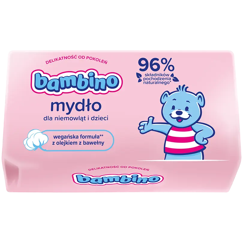 Bambino Dla niemowląt детское мыло, 90 г
Bambino Dla niemowląt детское мыло, 90 г