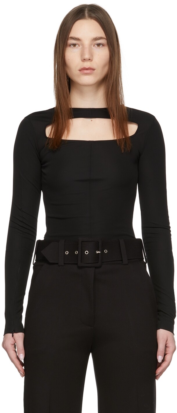 Черная блузка с вырезом Victoria Beckham
Черная блузка с вырезом Victoria Beckham