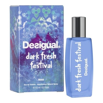 Туалетная вода Desigual Dark Fresh Festival, 15 мл, испаритель
Туалетная вода Desigual Dark Fresh Festival, 15 мл, испаритель