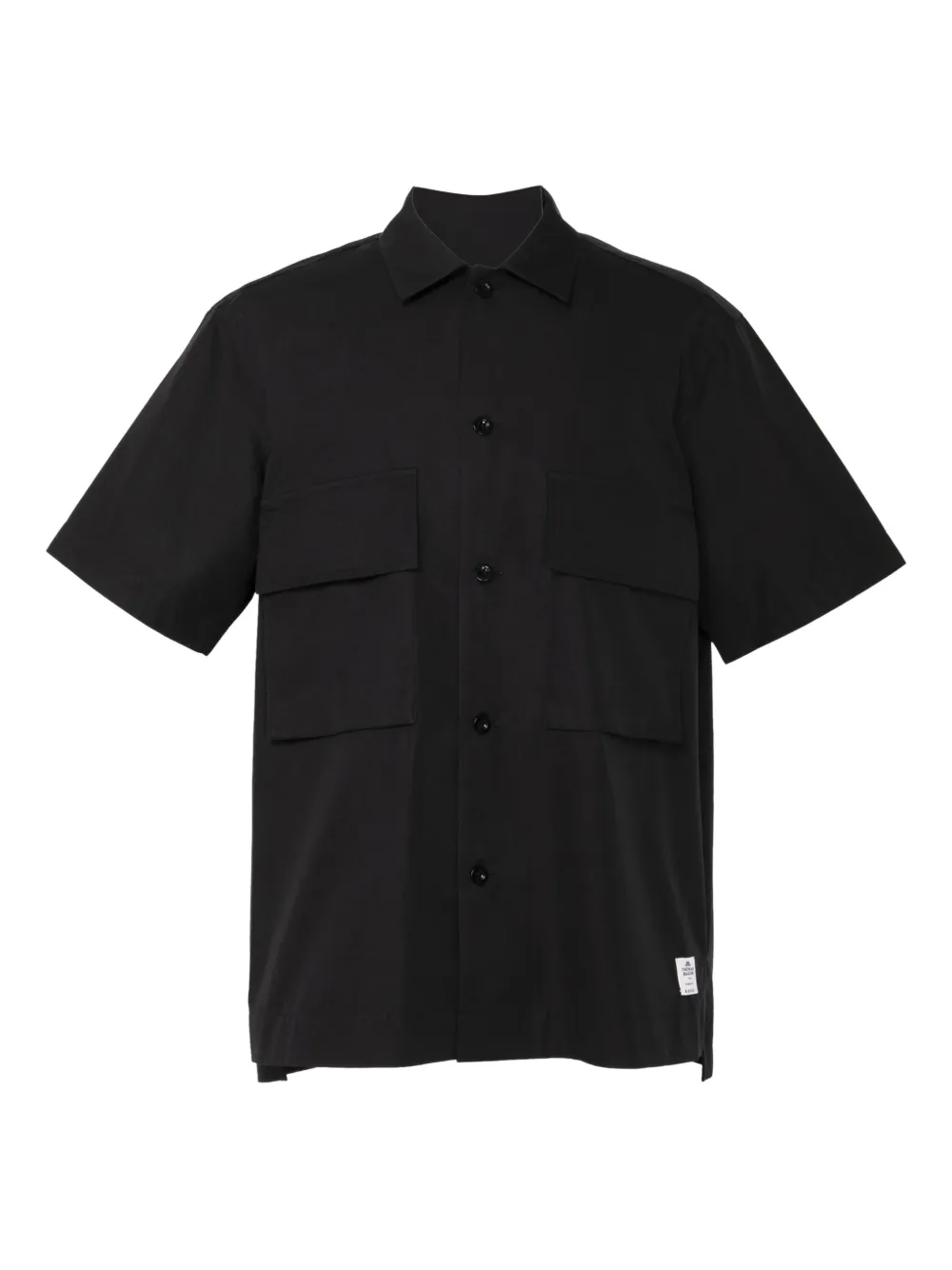 Рубашка с короткими рукавами и карманом Sacai, черный
Рубашка с короткими рукавами и карманом Sacai, черный