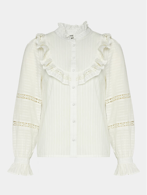 Блуза стандартного кроя Naf Naf, экрю
Блуза стандартного кроя Naf Naf, экрю