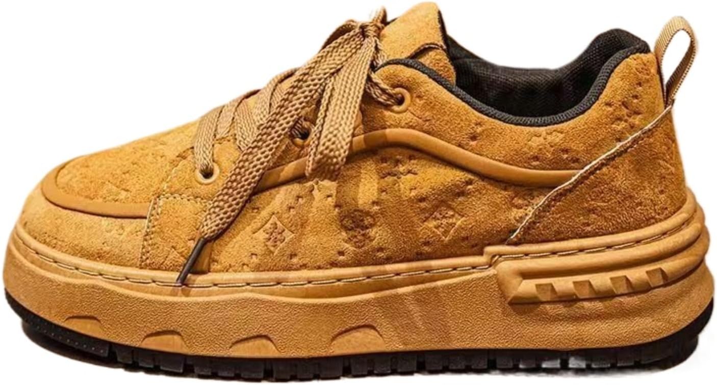 Мужские повседневные кроссовки на платформе цвета пшеницы с винтажным дизайном для увеличения роста, низкие обувь на шнуровке для ежедневной носки и сезонных прогулок Azttoztto, коричневый
Мужские повседневные кроссовки на платформе цвета пшеницы с винтажным дизайном для увеличения роста, низкие обувь на шнуровке для ежедневной носки и сезонных прогулок Azttoztto, коричневый