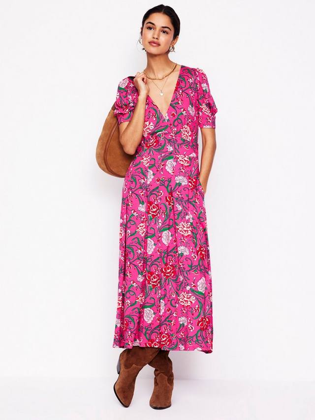 Платье из джерси с цветочной плиссировкой от кристен Boden, розовый/разноцветный
Платье из джерси с цветочной плиссировкой от кристен Boden, розовый/разноцветный