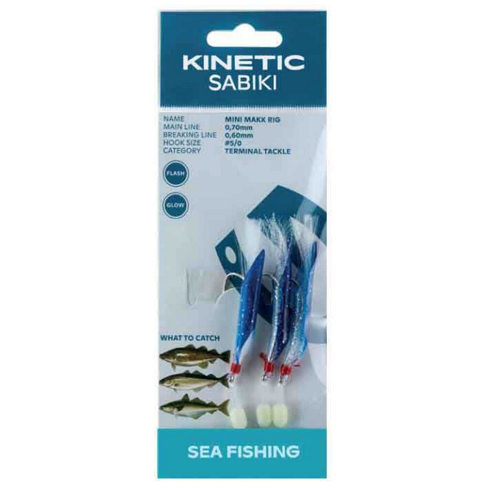 Оснастки Kinetic Sabiki Mini Makk, прозрачный
Оснастки Kinetic Sabiki Mini Makk, прозрачный