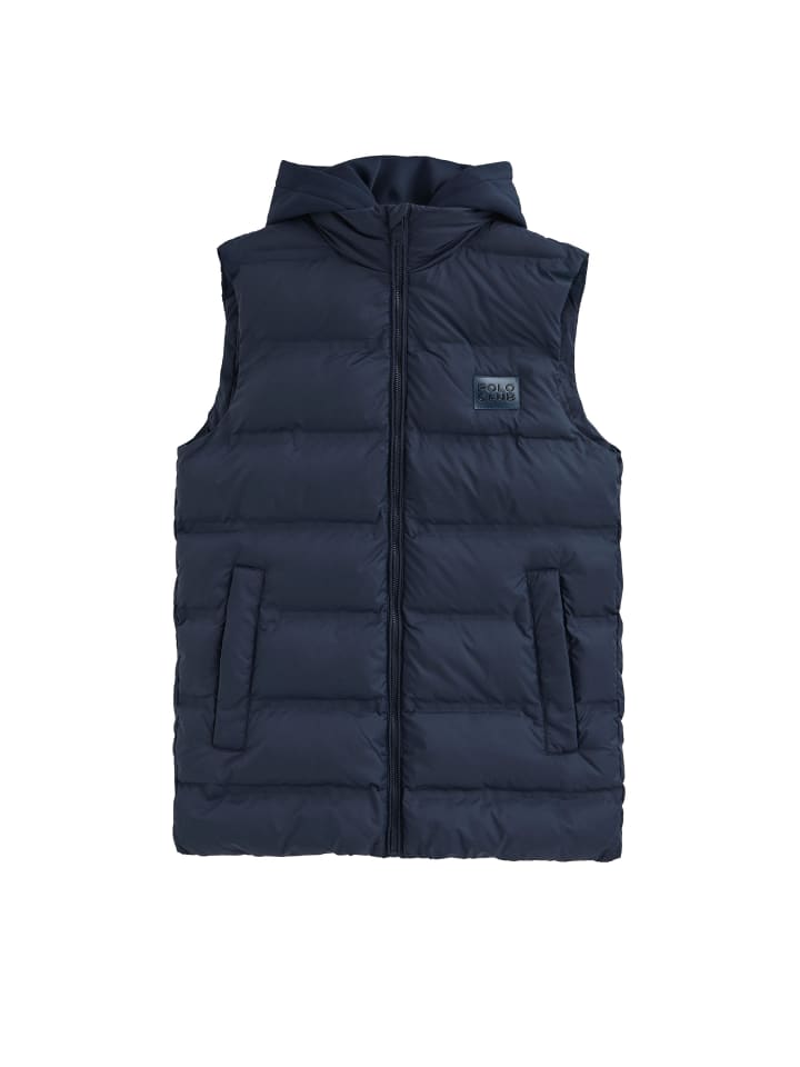 Polo Club Стеганый жилет темно-синего цвета
Polo Club Стеганый жилет темно-синего цвета