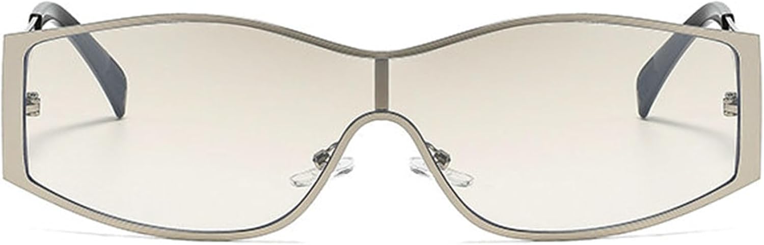 Модные солнцезащитные очки Helena Fashion Oversized Y2K One Piece для женщин, в стильной металлической оправе, прямоугольной формы, черного и серебристого цвета, с защитой от УФ-излучения UV400, C5
Модные солнцезащитные очки Helena Fashion Oversized Y2K One Piece для женщин, в стильной металлической оправе, прямоугольной формы, черного и серебристого цвета, с защитой от УФ-излучения UV400, C5