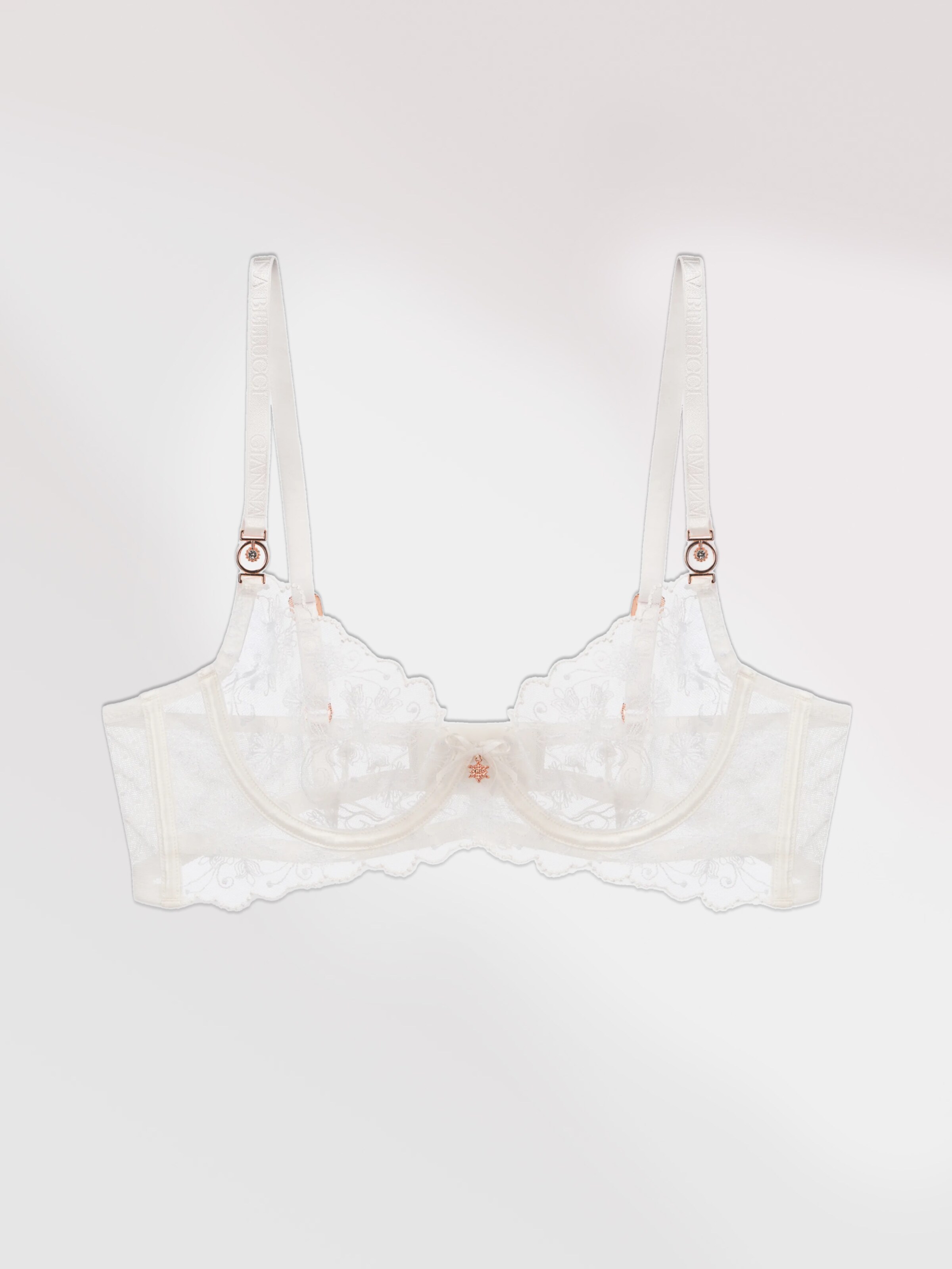 Gianna Bellucci Бюстгальтер балконет 'Rosalia' в белом цвете
Gianna Bellucci Бюстгальтер балконет 'Rosalia' в белом цвете