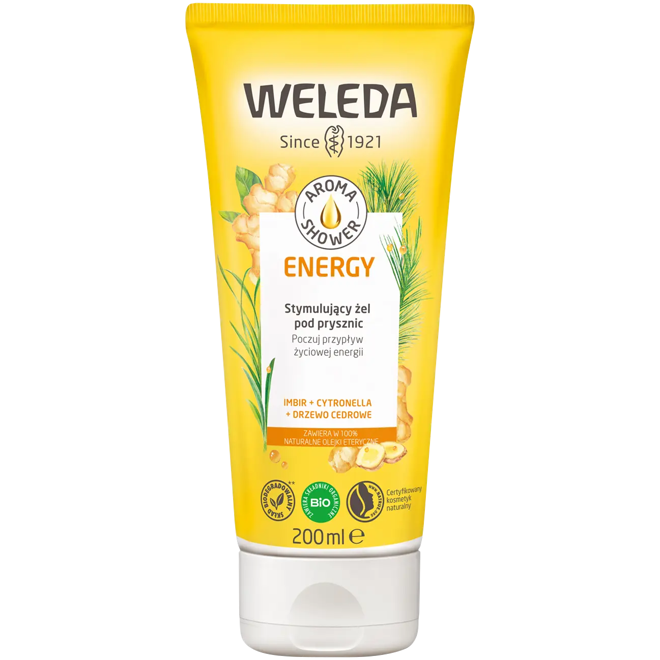 Weleda Aroma Energy крем-гель для душа, 200 мл
Weleda Aroma Energy крем-гель для душа, 200 мл