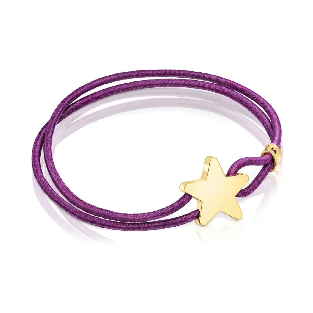 Браслет Tous Elastic Sweet Dolls With Star, позолоченное серебро/лиловый
Браслет Tous Elastic Sweet Dolls With Star, позолоченное серебро/лиловый