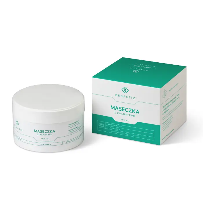 Maseczka Z Colostrum Genactiv (Colostrigen) медицинская маска, 150 ml
Maseczka Z Colostrum Genactiv (Colostrigen) медицинская маска, 150 ml