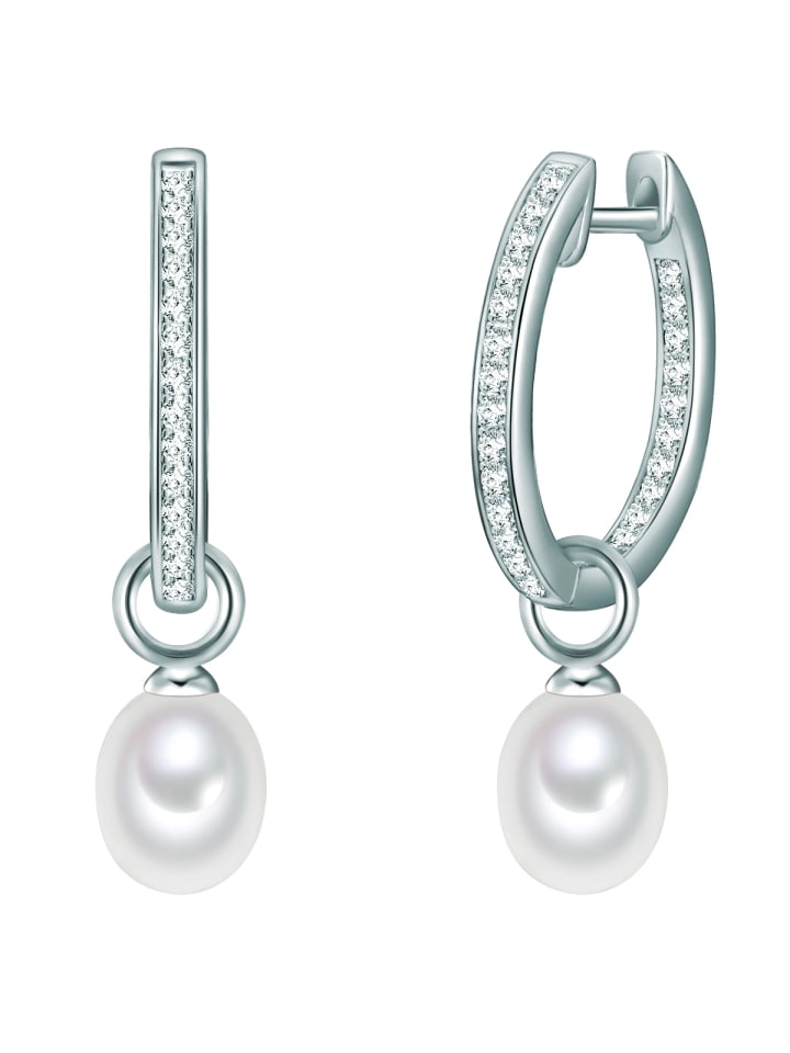 Valero Pearls Серьги-кольца из стерлингового серебра с кубическим цирконием и культивированным пресноводным жемчугом в серебряном исполнении
Valero Pearls Серьги-кольца из стерлингового серебра с кубическим цирконием и культивированным пресноводным жемчугом в серебряном исполнении