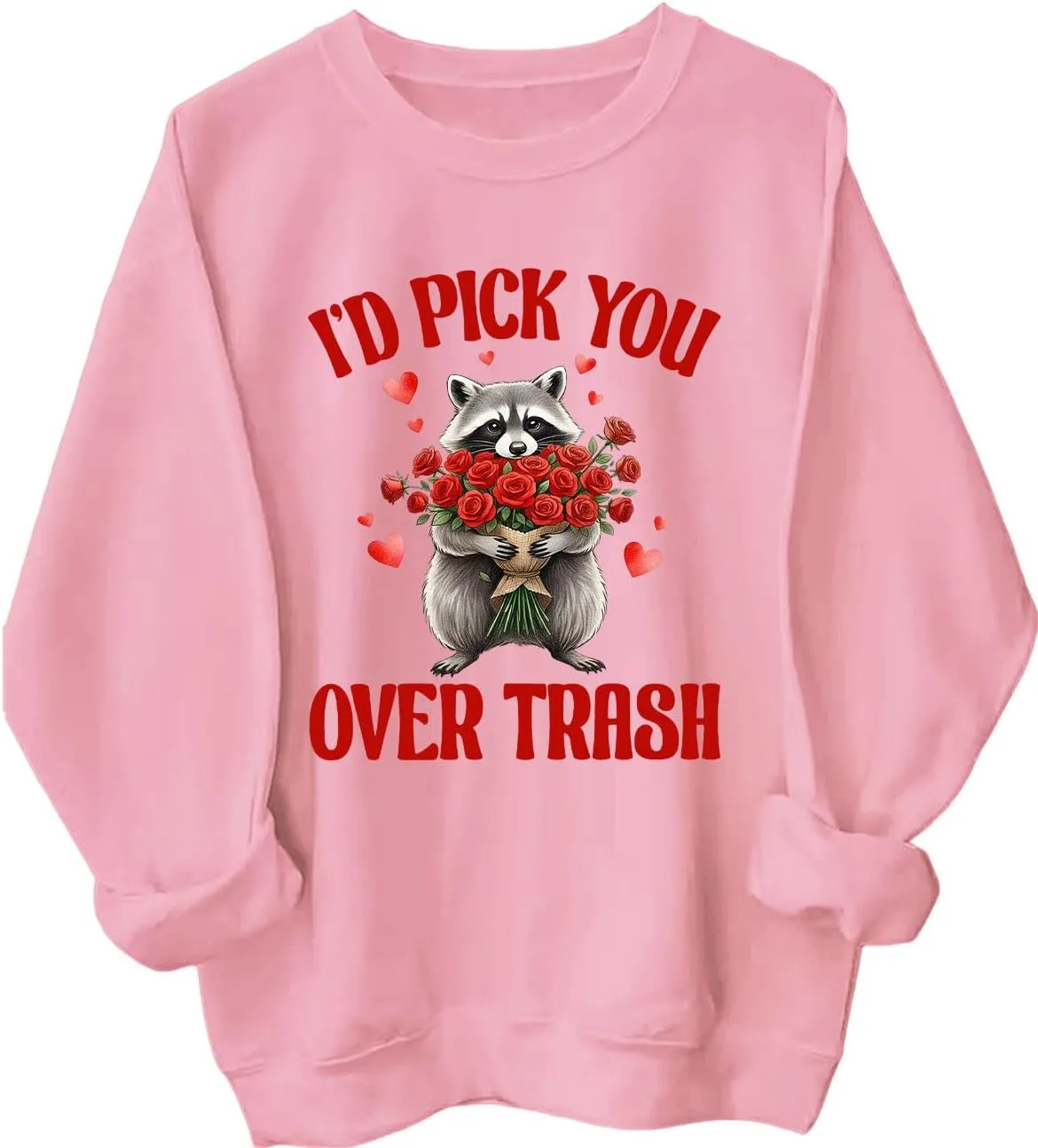 Свитшот с енотом и цветком Valentine's Day MQZUO
Свитшот с енотом и цветком Valentine's Day MQZUO