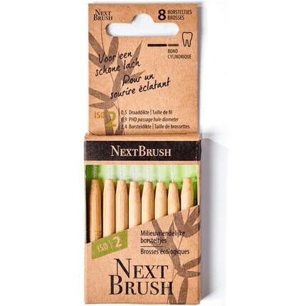 Межзубные щетки Nextbrush Bamboo Iso 2 8 шт.
Межзубные щетки Nextbrush Bamboo Iso 2 8 шт.