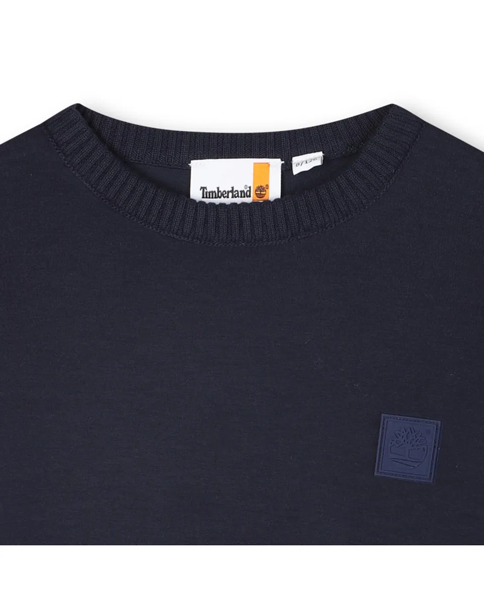 Синий детский джемпер с длинными рукавами Timberland
Синий детский джемпер с длинными рукавами Timberland