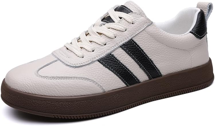 Мужские низкие повседневные кроссовки с шнуровкой, из натуральной кожи, спортивные, дышащие, классические белые Meixi Mobile
Мужские низкие повседневные кроссовки с шнуровкой, из натуральной кожи, спортивные, дышащие, классические белые Meixi Mobile