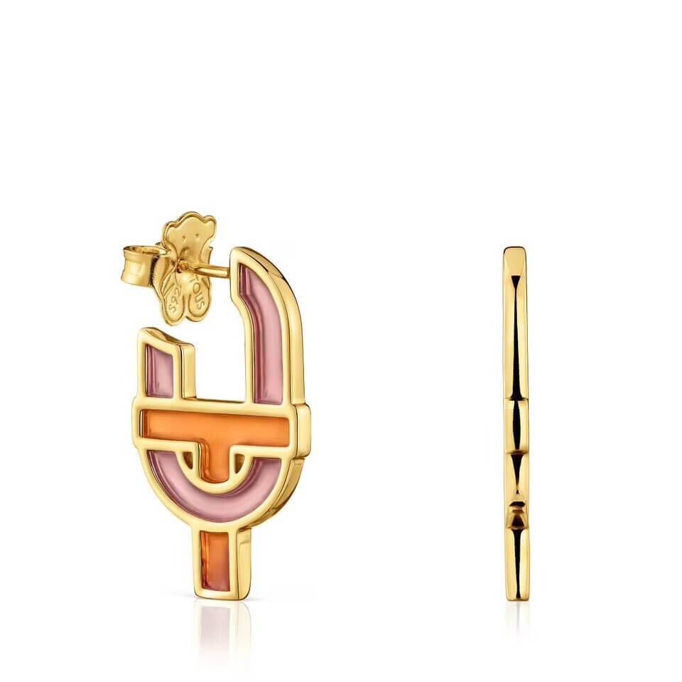 Серьги Tous Manifesto, 28 мм, серебро с 18-каратным золотым покрытием/эмаль
Серьги Tous Manifesto, 28 мм, серебро с 18-каратным золотым покрытием/эмаль