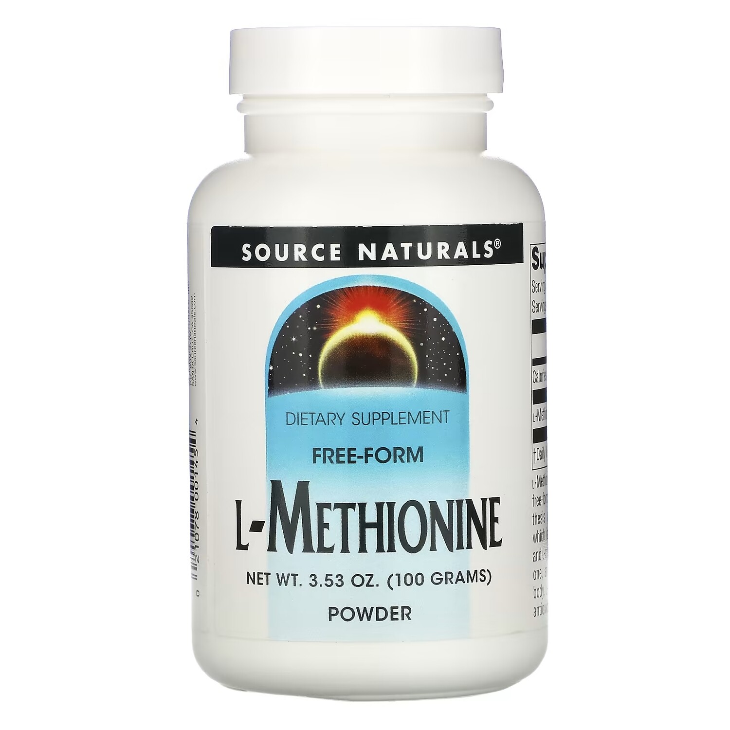 Source Naturals L-Метионин, 100 г
Source Naturals L-Метионин, 100 г