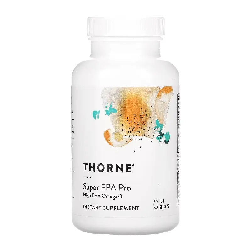 Super EPA Омега-3 Pro Thorne Research, 120 капсул
Super EPA Омега-3 Pro Thorne Research, 120 капсул