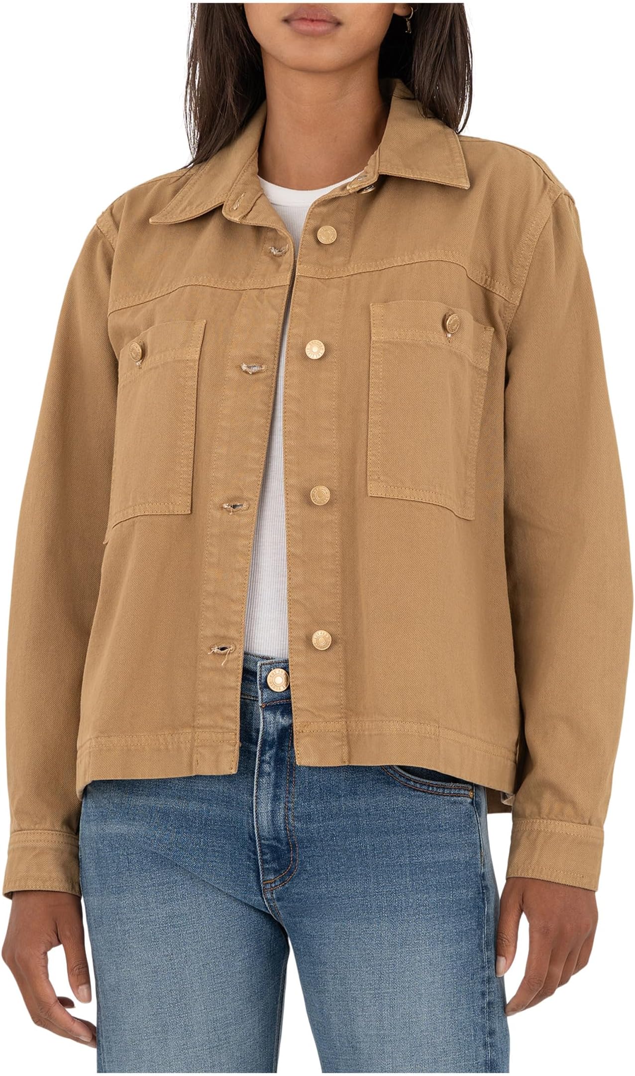 Женская куртка Barb с воротником-стойкой и карманом KUT from the Kloth, Caremel
Женская куртка Barb с воротником-стойкой и карманом KUT from the Kloth, Caremel