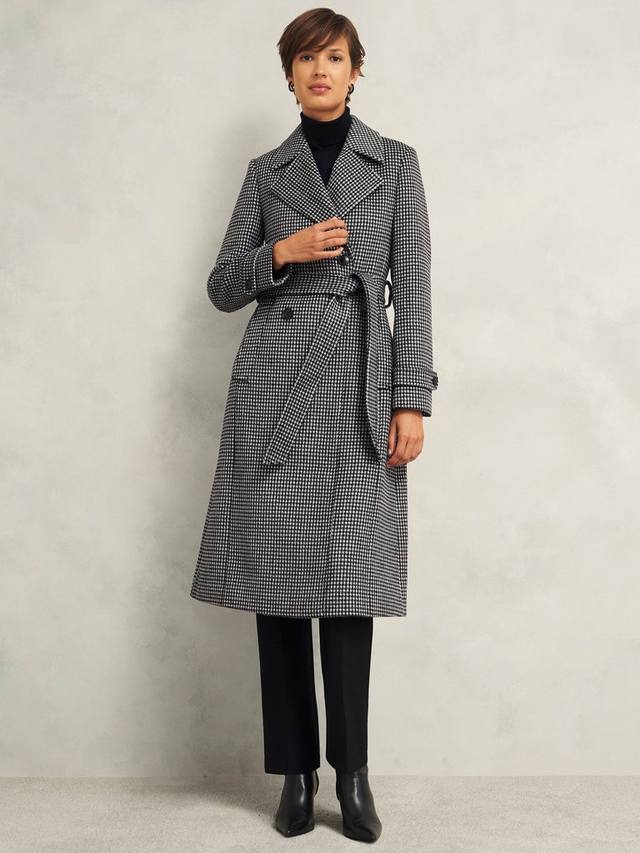 Пальто с собачьим клыком из смесовой шерсти bromley Hobbs, черный/разноцветный
Пальто с собачьим клыком из смесовой шерсти bromley Hobbs, черный/разноцветный