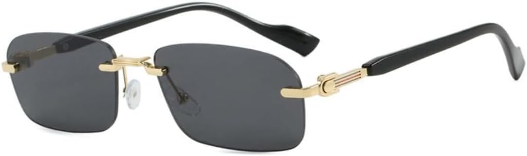 Винтажные солнцезащитные очки без оправы для женщин и мужчин, роскошные, в стиле панк, с металлическими заклепками и текстурированными дужками, защита от УФ-излучения UV400 TVTBBVV, 20277-c5
Винтажные солнцезащитные очки без оправы для женщин и мужчин, роскошные, в стиле панк, с металлическими заклепками и текстурированными дужками, защита от УФ-излучения UV400 TVTBBVV, 20277-c5