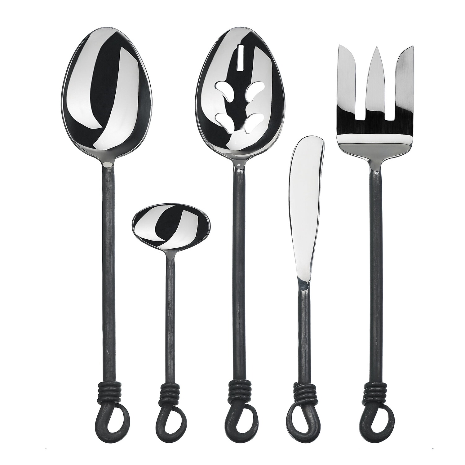 Сервировочный набор Gourmet Settings Twist N Shout 5 предметов, серебряный
Сервировочный набор Gourmet Settings Twist N Shout 5 предметов, серебряный