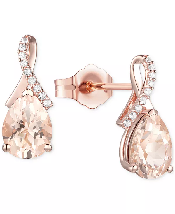 Серьги-Гвоздики в форме груши с аметистом (1-7/8 карата, tw) и выращенным в лаборатории белым сапфиром (1/10 карата, tw) из стерлингового серебра с покрытием из 14-каратного золота (также с другими драгоценными камнями) Macy'S, morganite
Серьги-Гвоздики в форме груши с аметистом (1-7/8 карата, tw) и выращенным в лаборатории белым сапфиром (1/10 карата, tw) из стерлингового серебра с покрытием из 14-каратного золота (также с другими драгоценными камнями) Macy'S, morganite