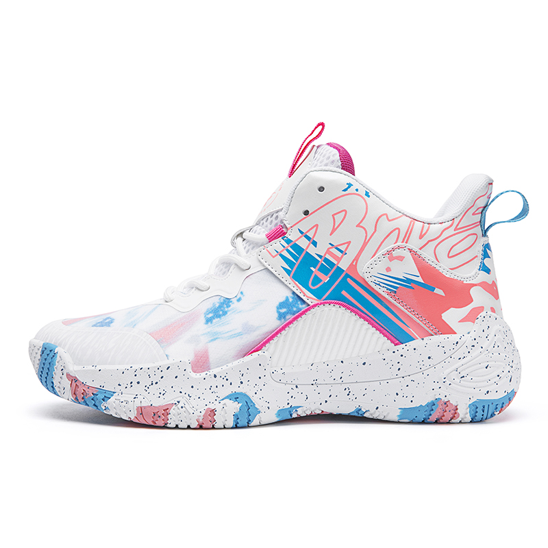 Легкие, амортизирующие, дышащие, противоскользящие, высокие детские баскетбольные кроссовки для подростков HBRK, белый/розовый
Легкие, амортизирующие, дышащие, противоскользящие, высокие детские баскетбольные кроссовки для подростков HBRK, белый/розовый