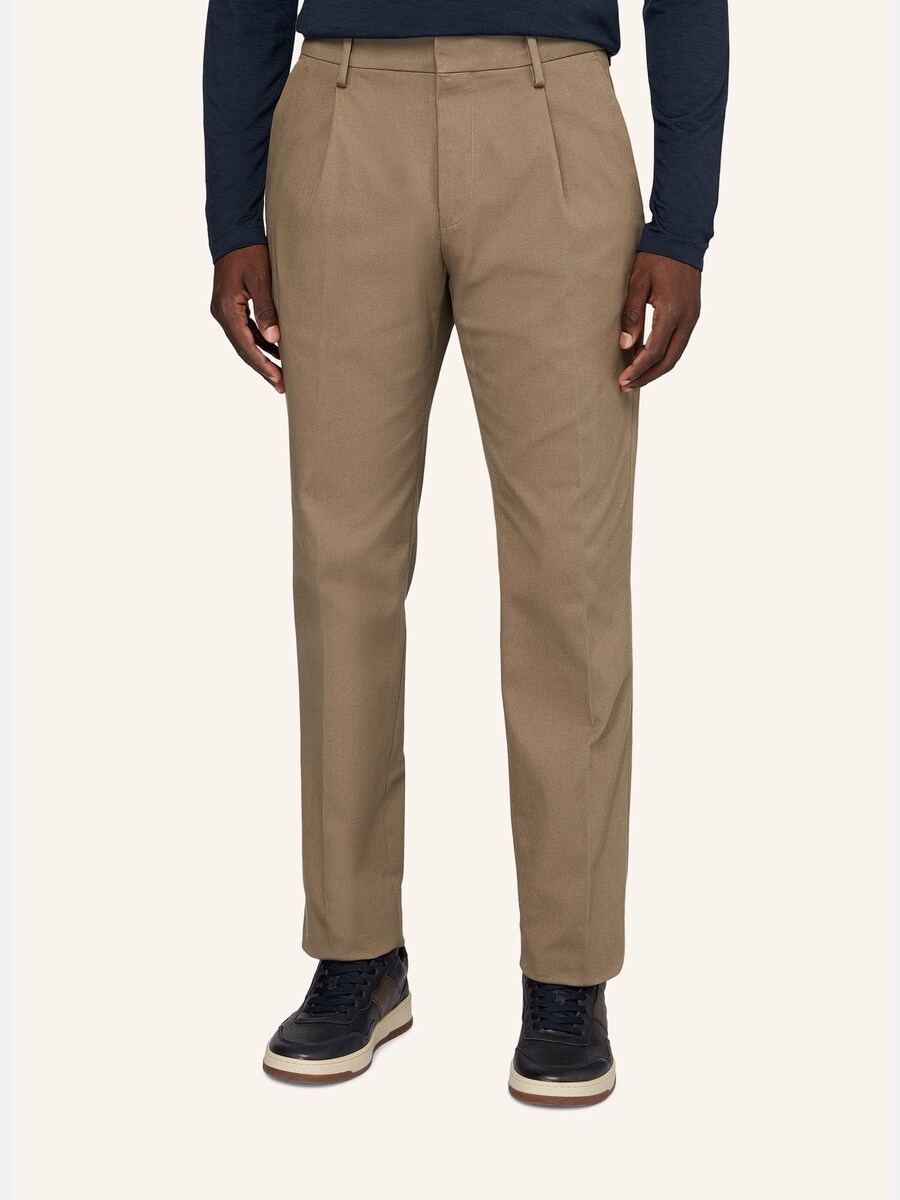 Зауженные брюки в складку спереди Boggi Milano, серо-коричневый
Зауженные брюки в складку спереди Boggi Milano, серо-коричневый