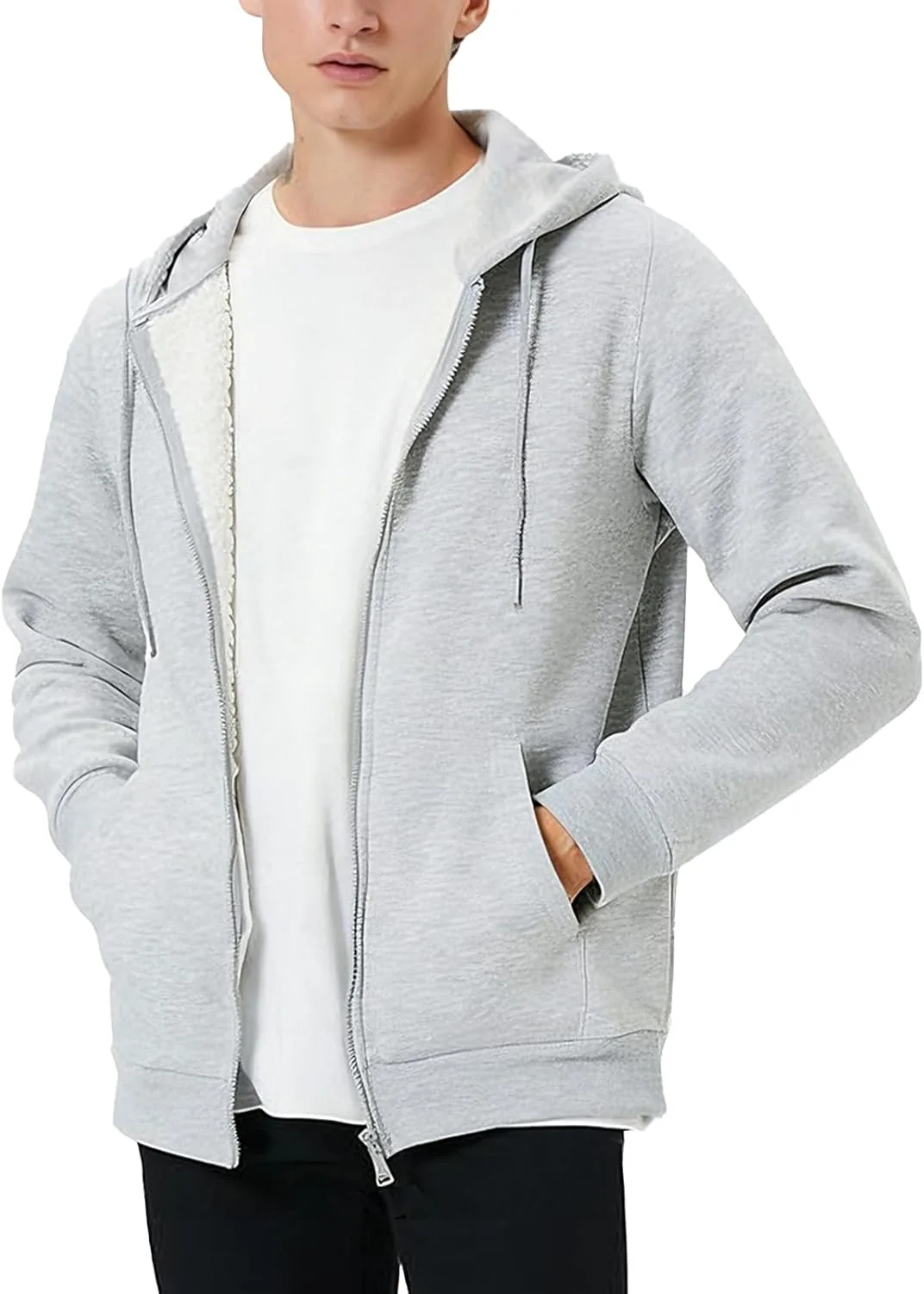 Мужская худи на молнии с подкладкой Sherpa Fleece, свободный крой-3XL NIEEHBEGST
Мужская худи на молнии с подкладкой Sherpa Fleece, свободный крой-3XL NIEEHBEGST