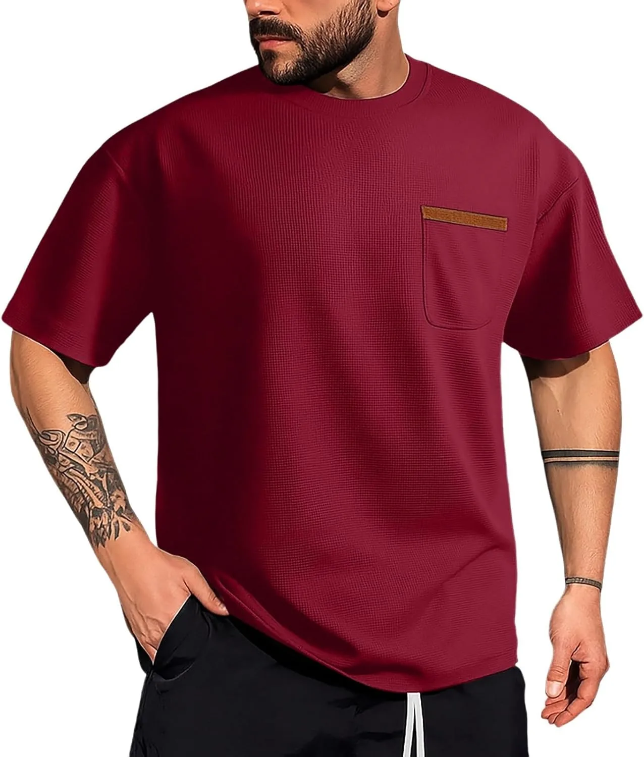 Футболка мужская летняя с коротким рукавом и карманом
Футболка мужская летняя с коротким рукавом и карманом