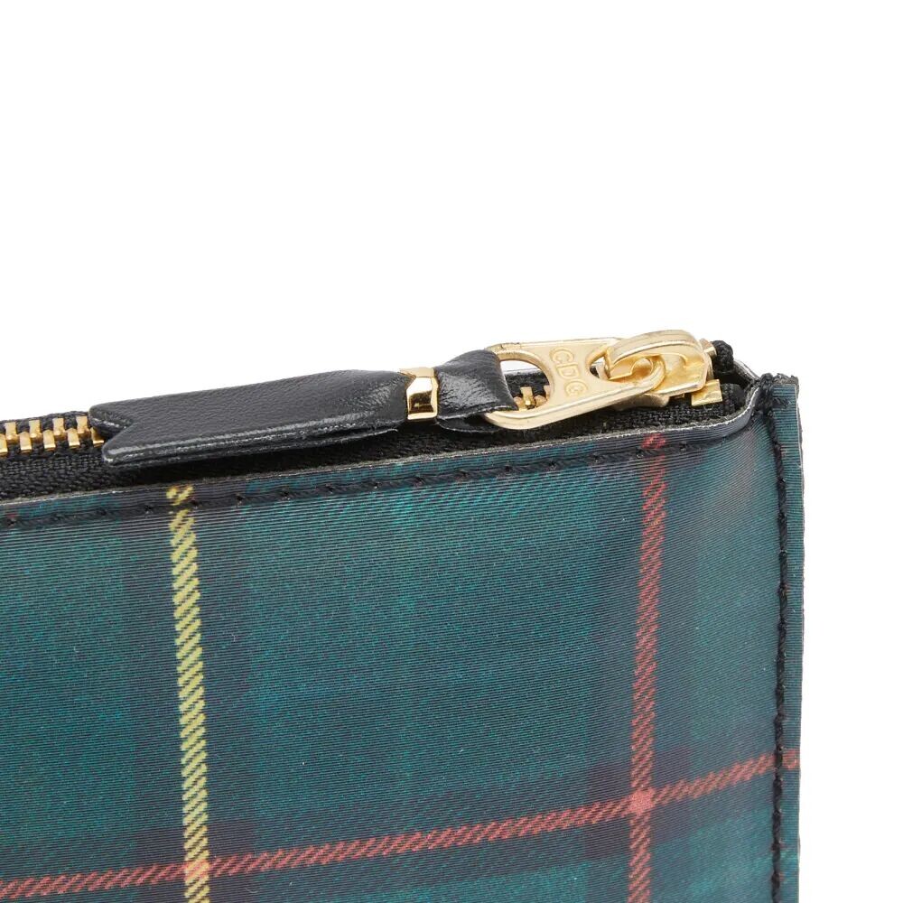 Comme des Garçons Чечевицеобразный кошелек в клетку тартан, зеленый
Comme des Garçons Чечевицеобразный кошелек в клетку тартан, зеленый