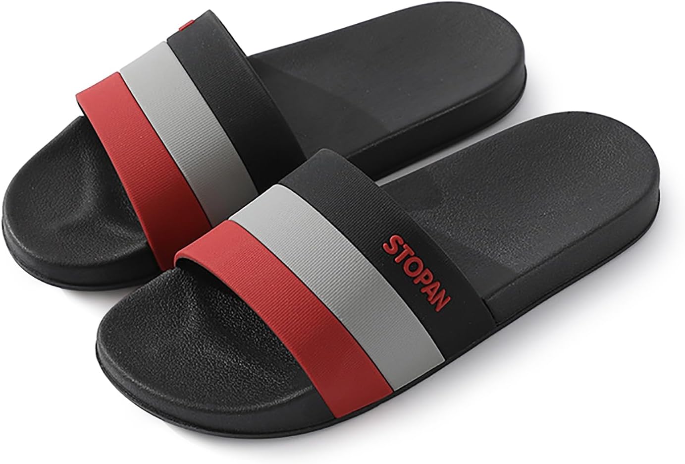 Мужские шлепанцы с открытым носком - мягкие и комфортные для дома и душа Abborora, черный/красный
Мужские шлепанцы с открытым носком - мягкие и комфортные для дома и душа Abborora, черный/красный