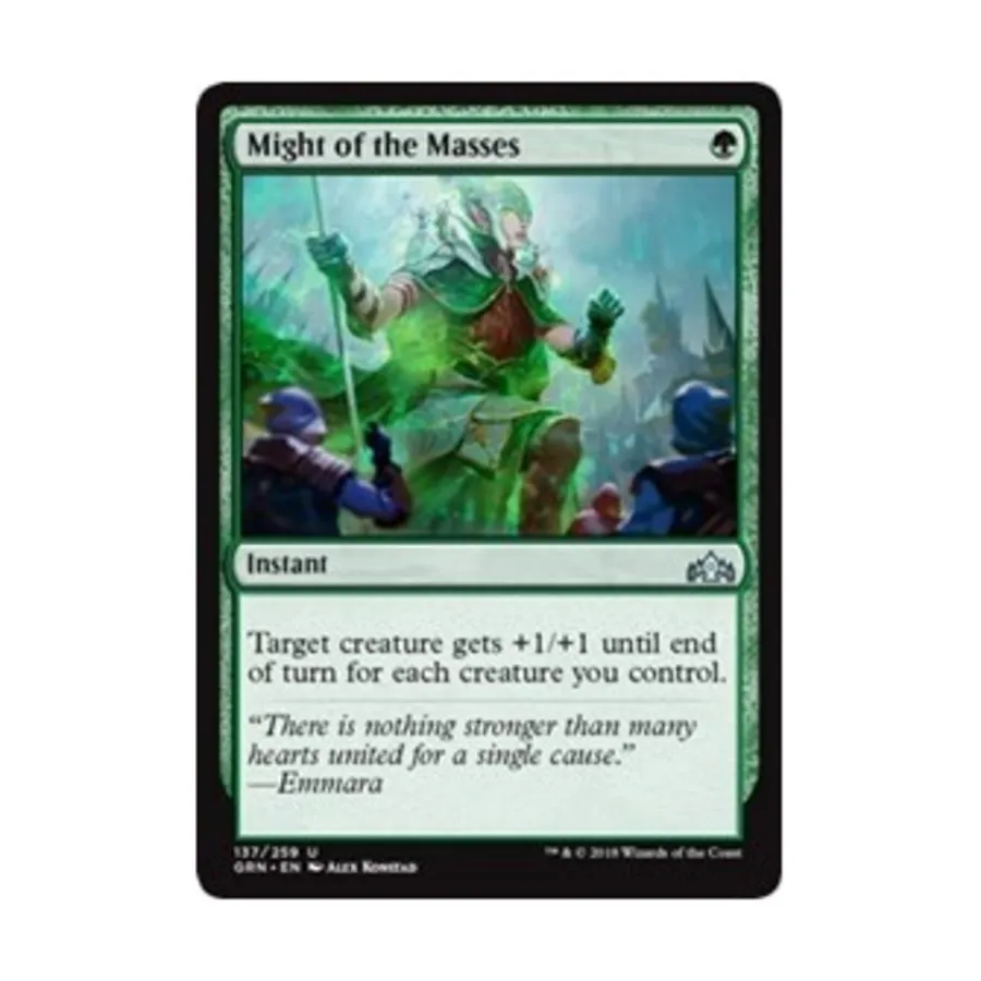 CCG Могущество масс (U), MTG - Guilds of Ravnica
CCG Могущество масс (U), MTG - Guilds of Ravnica