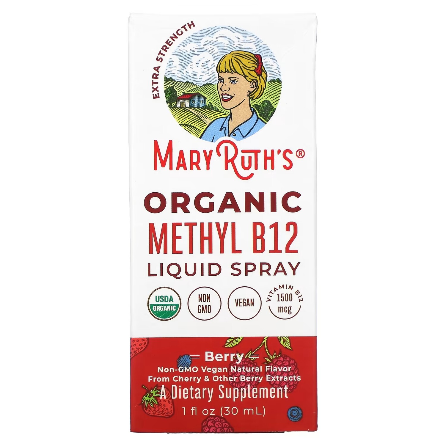 Жидкий Спрей с Органическим Метилом В12 MaryRuth Organics, ягоды
Жидкий Спрей с Органическим Метилом В12 MaryRuth Organics, ягоды