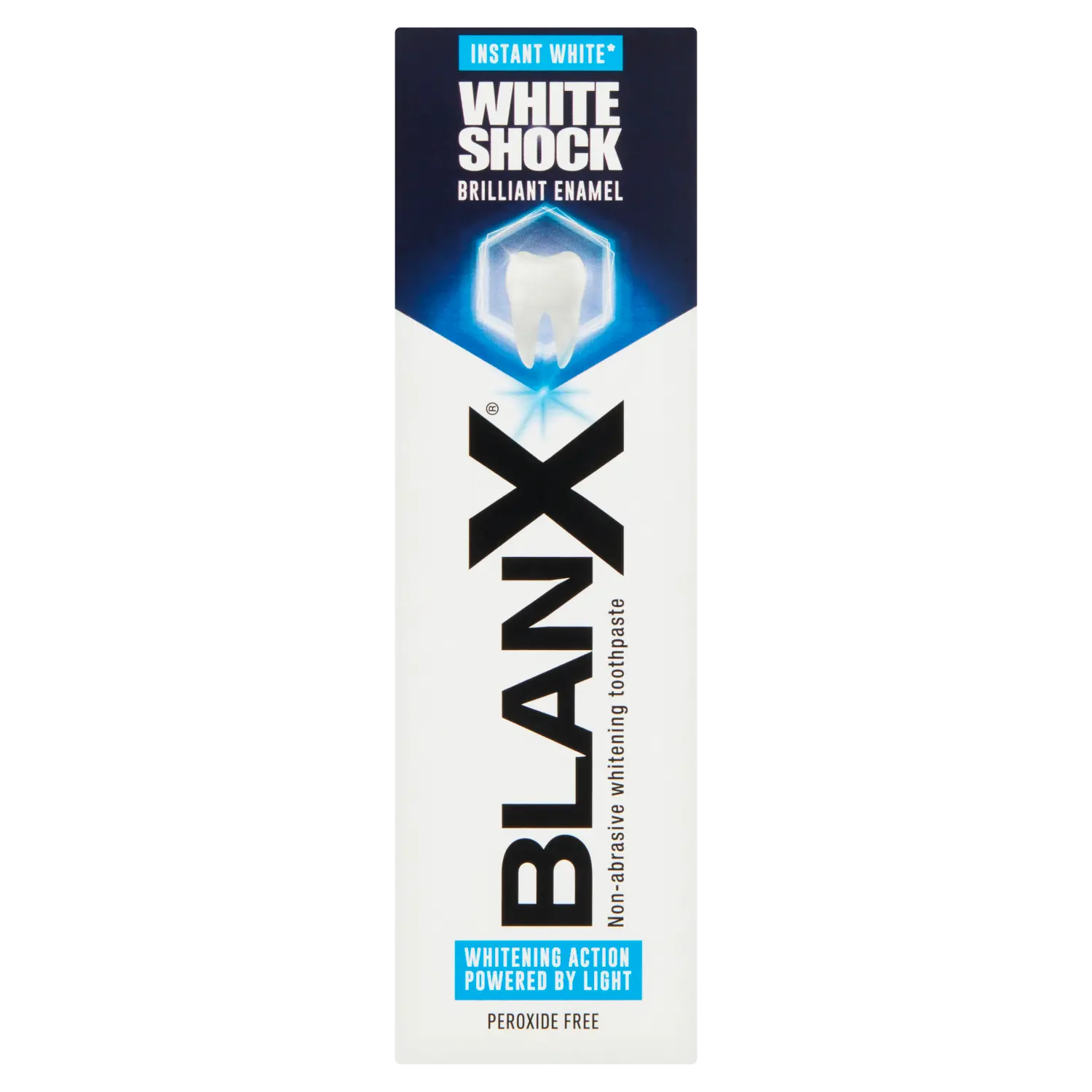 Blanx White Shock зубная паста, 75 мл
Blanx White Shock зубная паста, 75 мл