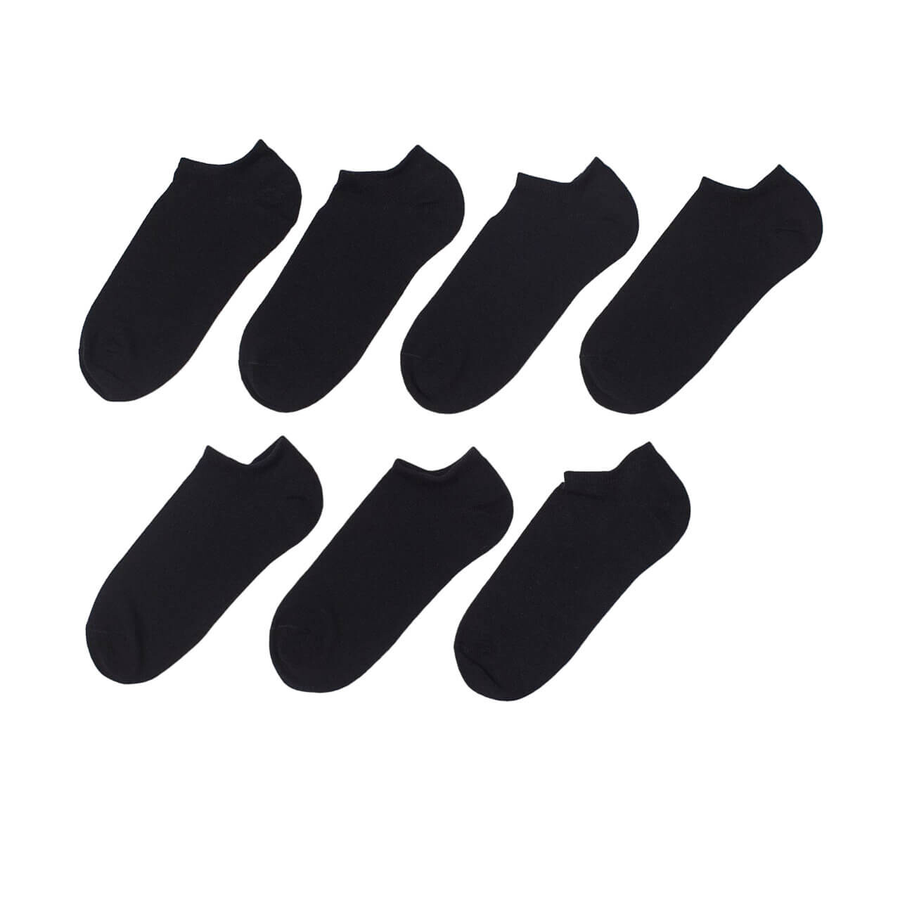 Набор носков H&M Ankle, 7 пар, черный
Набор носков H&M Ankle, 7 пар, черный