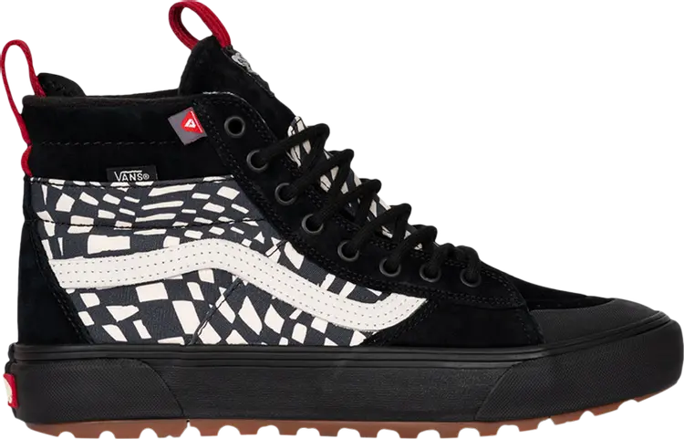 Кроссовки Vans Sk8-Hi MTE-2 Warp Checkerboard, черный 
Кроссовки Vans Sk8-Hi MTE-2 Warp Checkerboard, черный