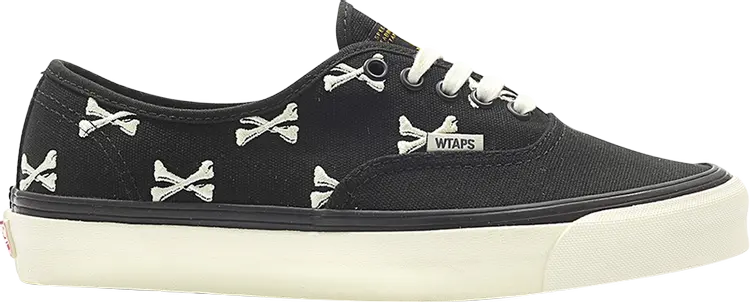 Кеды Vans WTAPS x OG Authentic LX Bones, черный 
Кеды Vans WTAPS x OG Authentic LX Bones, черный