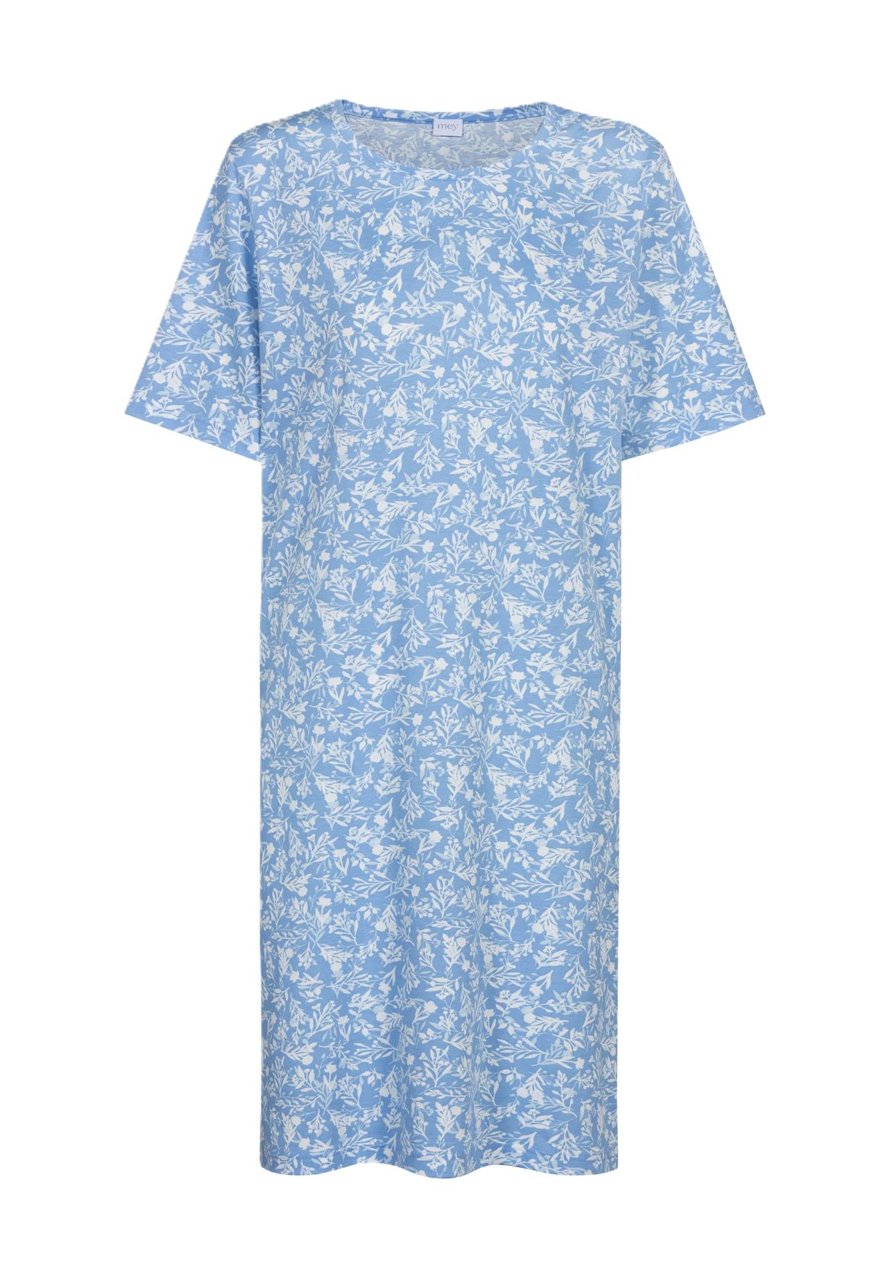 Женская ночная рубашка с короткими рукавами и круглым вырезом Flower Meadow Mey, цвет 1116 Blue Silk
Женская ночная рубашка с короткими рукавами и круглым вырезом Flower Meadow Mey, цвет 1116 Blue Silk