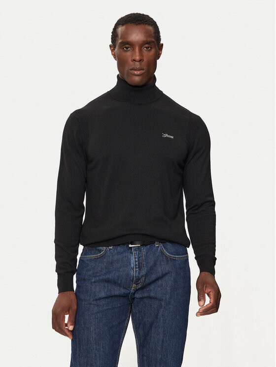 Свитер с высоким воротником обычного кроя Guess, черный
Свитер с высоким воротником обычного кроя Guess, черный