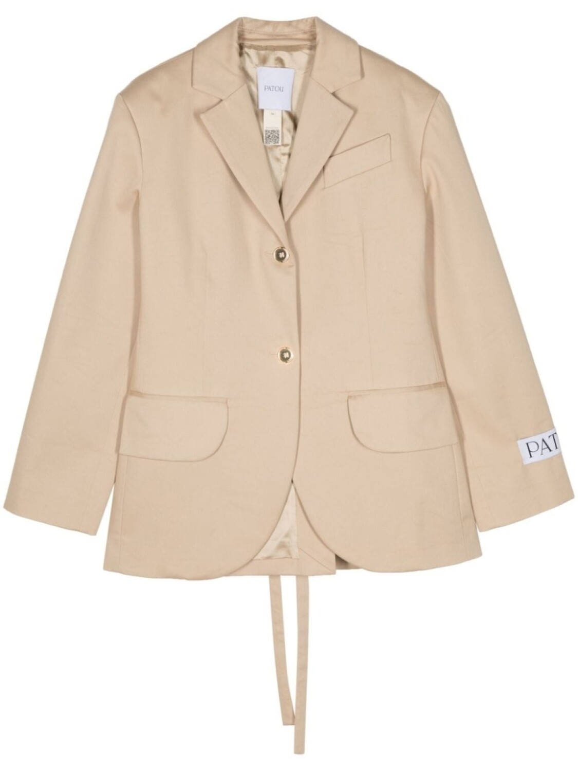 Блейзер со шнуровкой Patou, бежевый
Блейзер со шнуровкой Patou, бежевый