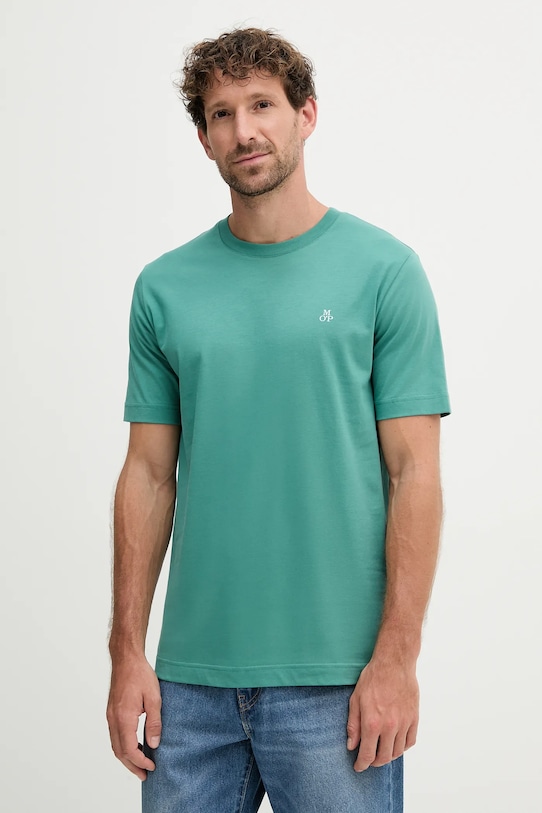 Хлопковая футболка Marc O'Polo, бирюзовый 
Хлопковая футболка Marc O'Polo, бирюзовый