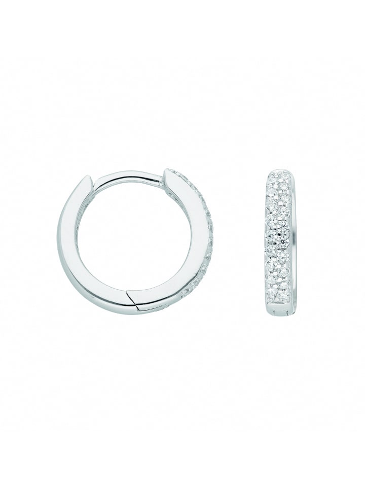 Adeliás Женские серьги-кольца из серебра 925 пробы с цирконием, диаметр 13,1 мм
Adeliás Женские серьги-кольца из серебра 925 пробы с цирконием, диаметр 13,1 мм
