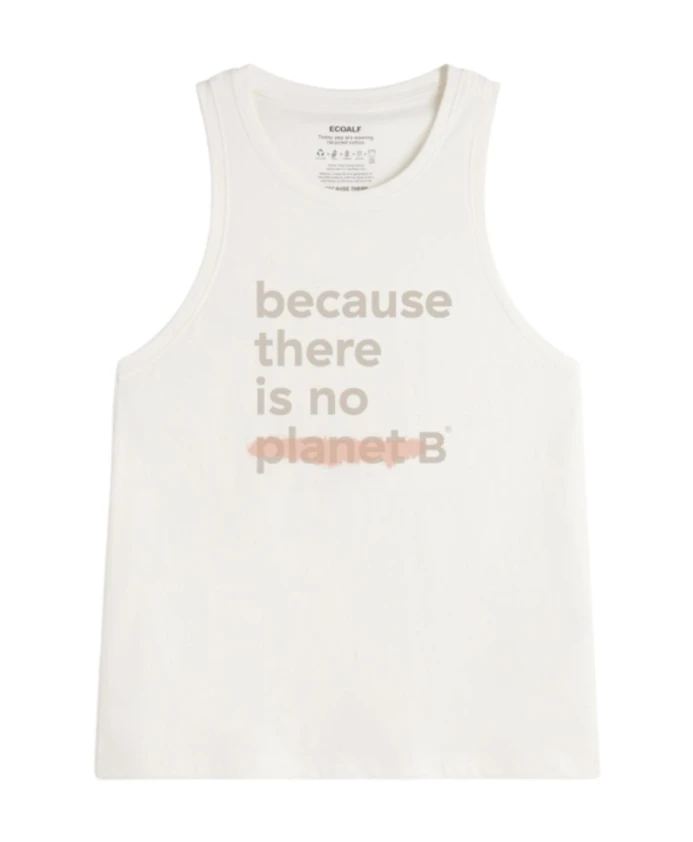 Футболка без рукавов с подчеркиванием Ecoalf, белый
Футболка без рукавов с подчеркиванием Ecoalf, белый