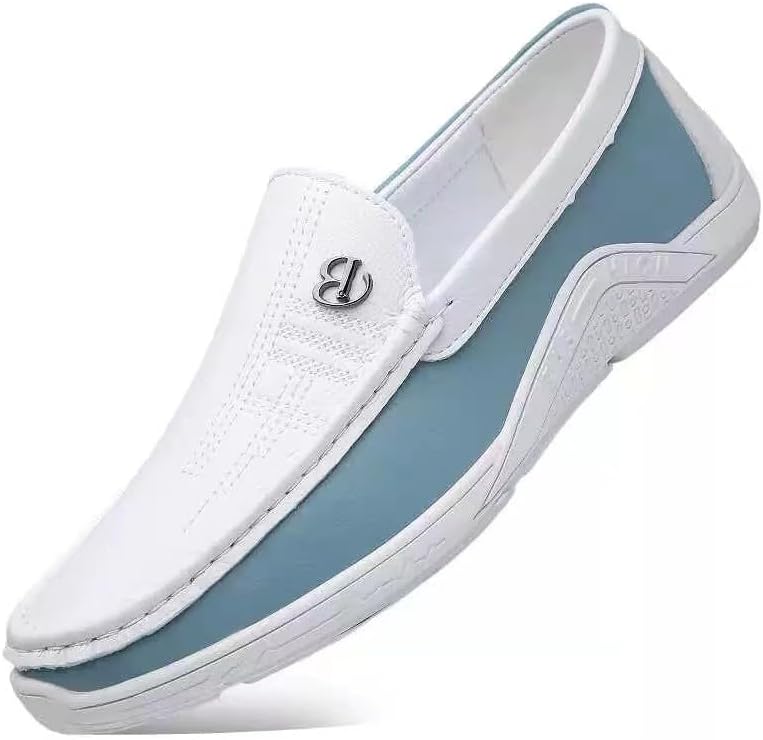 Мужские повседневные лоферы Santimon, легкие обувь-слипоны с мягкой подошвой, дышащие летние мокасины, белый
Мужские повседневные лоферы Santimon, легкие обувь-слипоны с мягкой подошвой, дышащие летние мокасины, белый