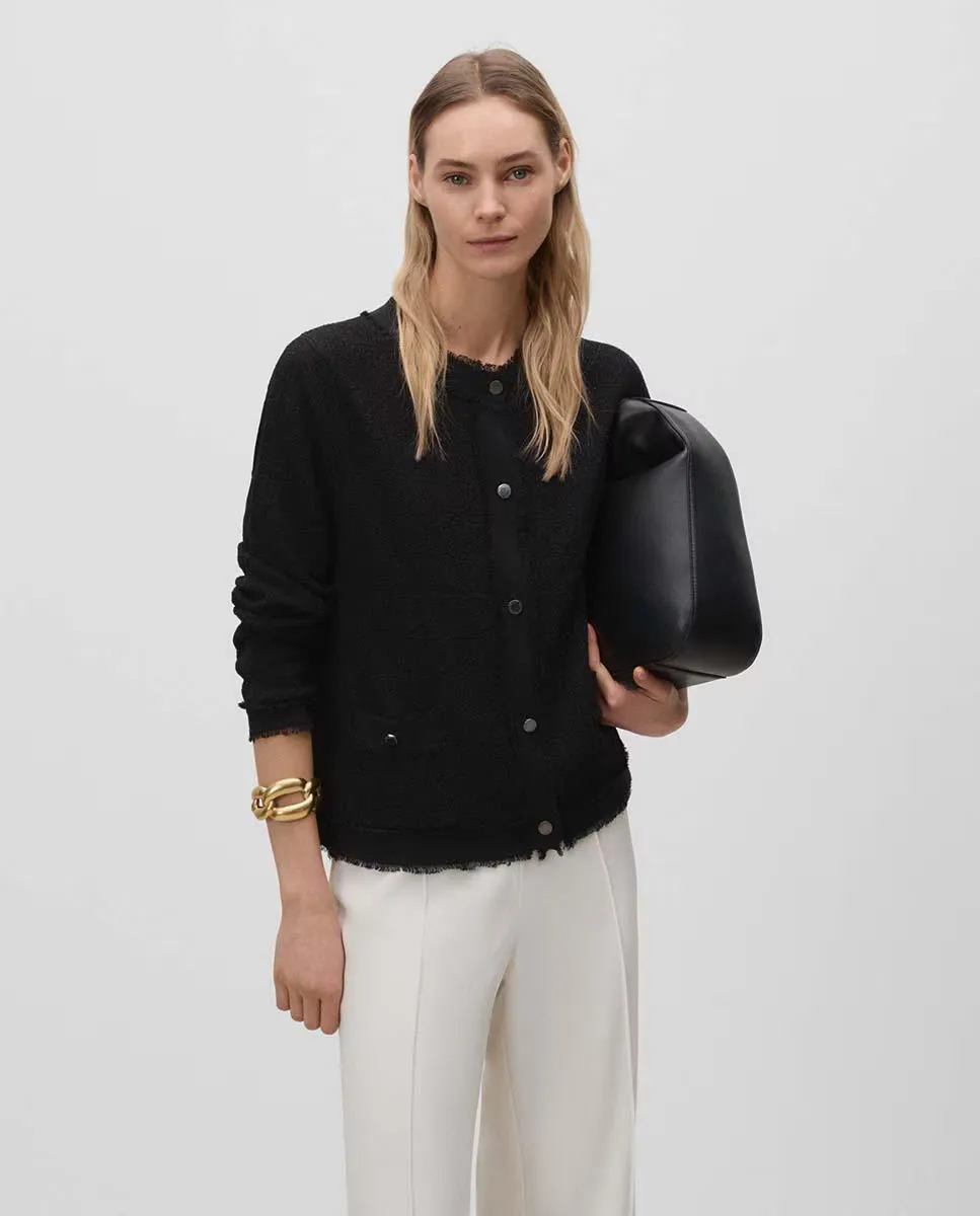 Женская трикотажная куртка с потертостями Simorra, черный
Женская трикотажная куртка с потертостями Simorra, черный
