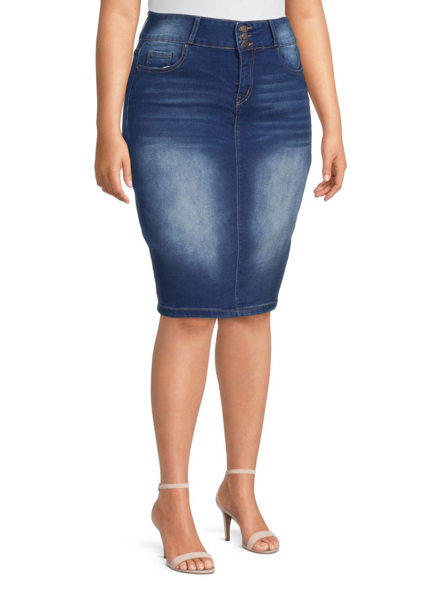 Юбка-карандаш из денима с высокой талией Copperflash, цвет Roman
Юбка-карандаш из денима с высокой талией Copperflash, цвет Roman