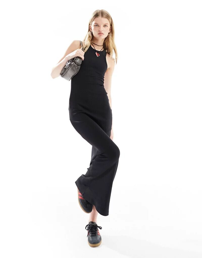 Черное платье-майка макси COLLUSION 
Черное платье-майка макси COLLUSION