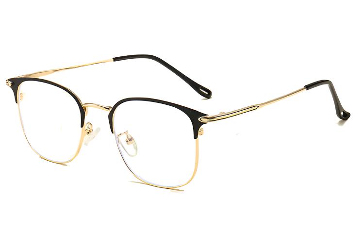 Металлическая круглая синяя защитная оправа унисекс AAJF, черная
Металлическая круглая синяя защитная оправа унисекс AAJF, черная